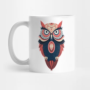 Owl Mandalla Graphic Tee Mug